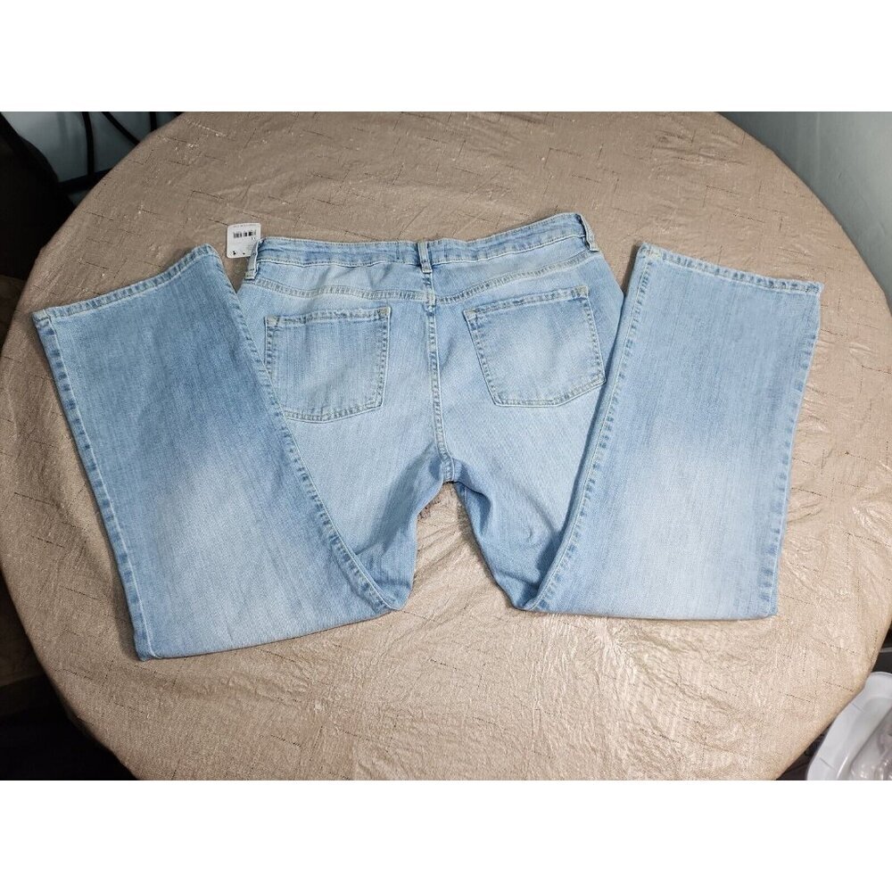 We The Free X Free People Womens Size 31  Boyfriend Jean in etna blue --16 - Picture 3 of 12